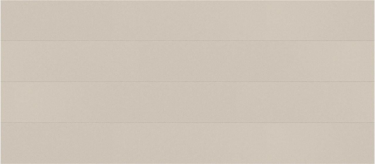 Modern Flush Panel - Hurricane Rated in Almond (double-car size)