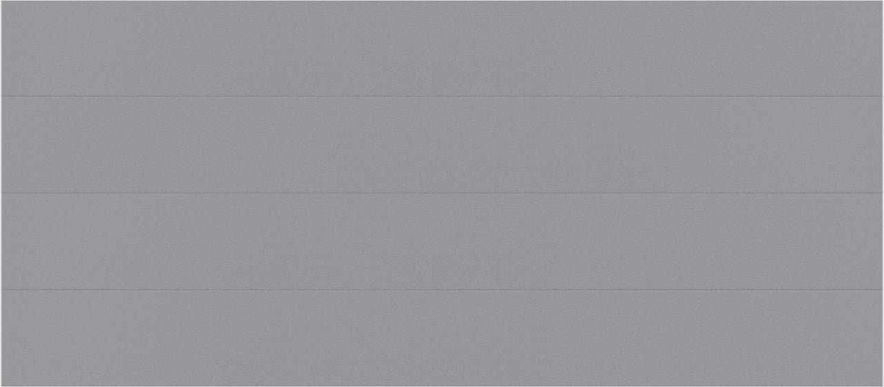 Modern Flush Panel - Hurricane Rated in Gray (double-car size)