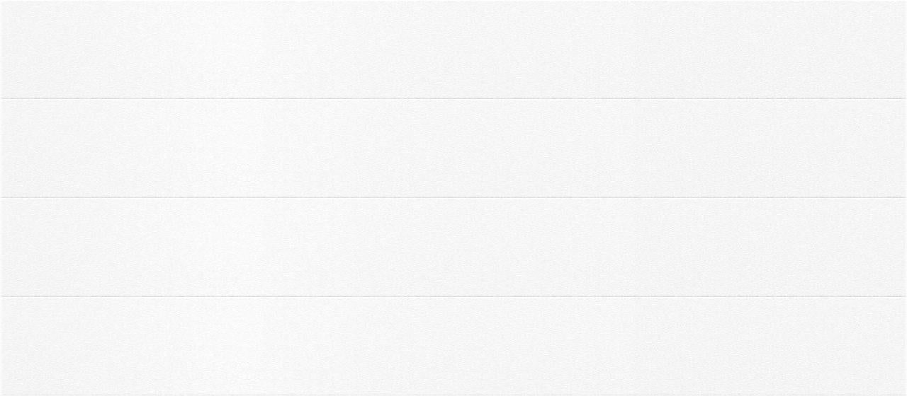 Modern Flush Panel - Hurricane Rated in White (double-car size)