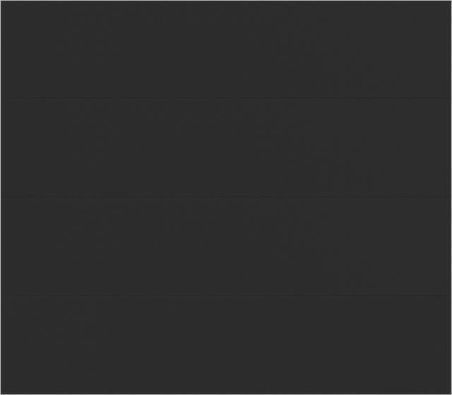 Modern Flush Panel - Hurricane Rated in Black (single-car size)